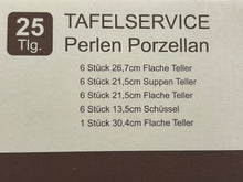 Laden Sie das Bild in den Galerie-Viewer, Junghaus Porzellan Tafelservice