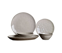 Laden Sie das Bild in den Galerie-Viewer, Bricard Porcelain Albi Hellgrau Dinner Set