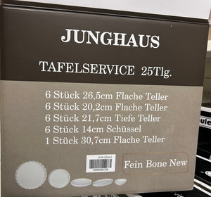 Junghaus Porzellan Tafelservice