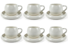 Laden Sie das Bild in den Galerie-Viewer, BAVARY Collection Chubby 12 Teiliges Espressotassen Set