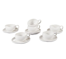 Laden Sie das Bild in den Galerie-Viewer, Bricard Porcelain Barles Kaffeetassen 12 Teilig
