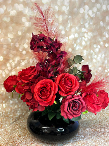 Künstliche Blume mit Vase