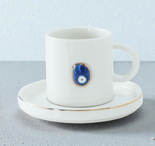 Laden Sie das Bild in den Galerie-Viewer, Bricard Porcelain Espresso Tassen Hatira