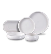 Laden Sie das Bild in den Galerie-Viewer, Bricard Porcelain Bondy Weiss Teller Set